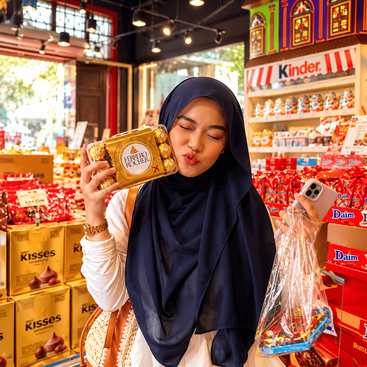 Visitors at Melaka Chocolate House